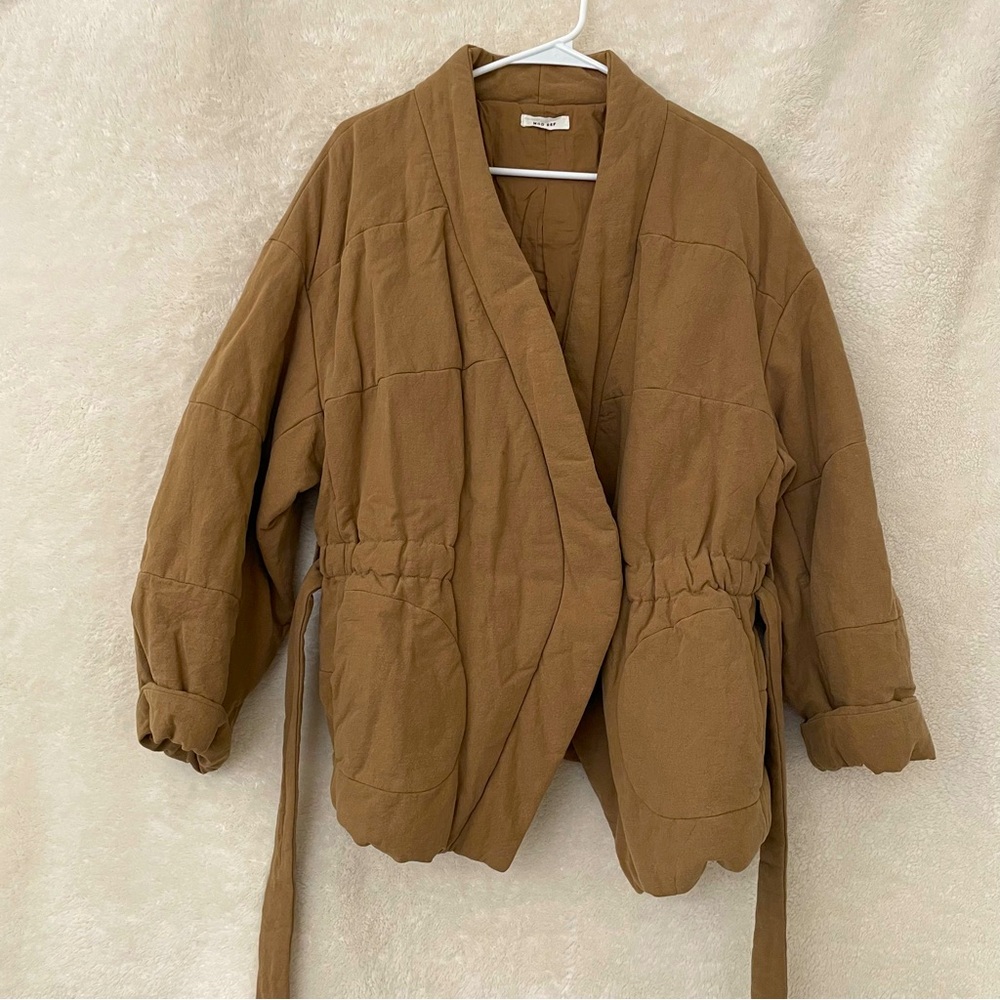 Mod Ref Kimono Style Wrap Coat